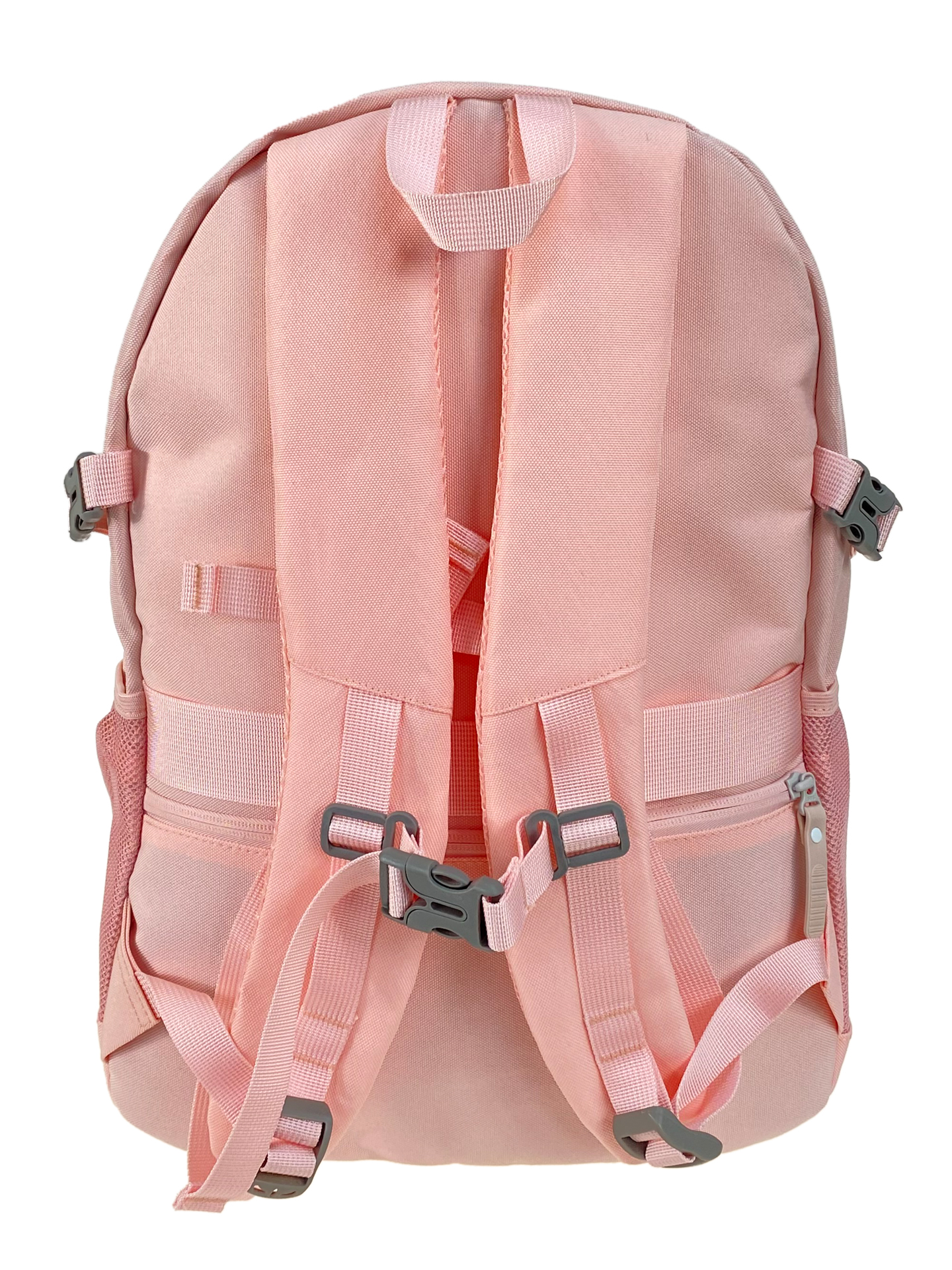 На фото 2 - Молодежный рюкзак из  водоотталкивающей ткани, цвет  розовый