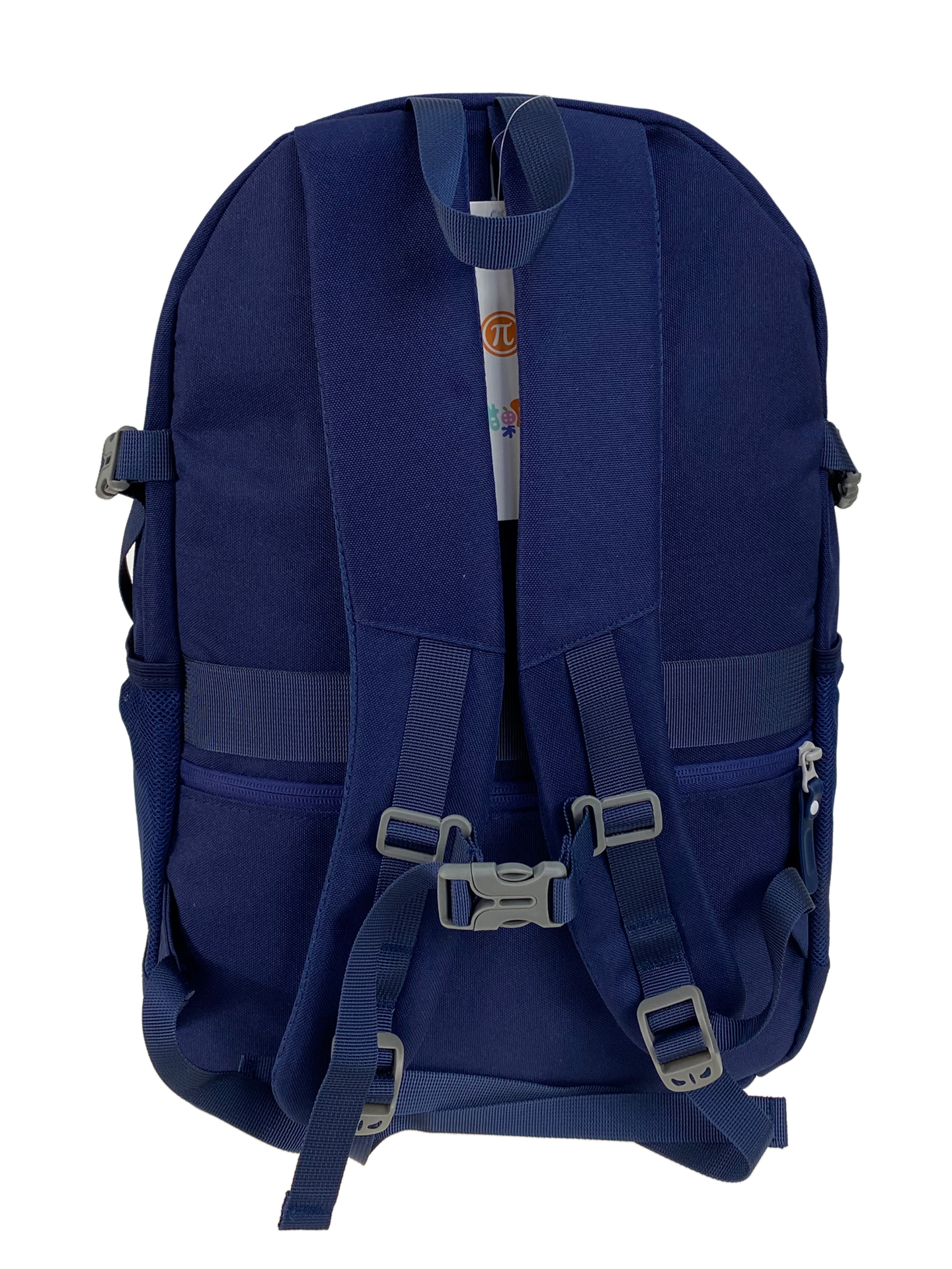 На фото 2 - Молодежный рюкзак из  водоотталкивающей ткани, цвет  синий
