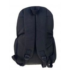 На фото 2 - Молодежный рюкзак из текстиля, цвет черный