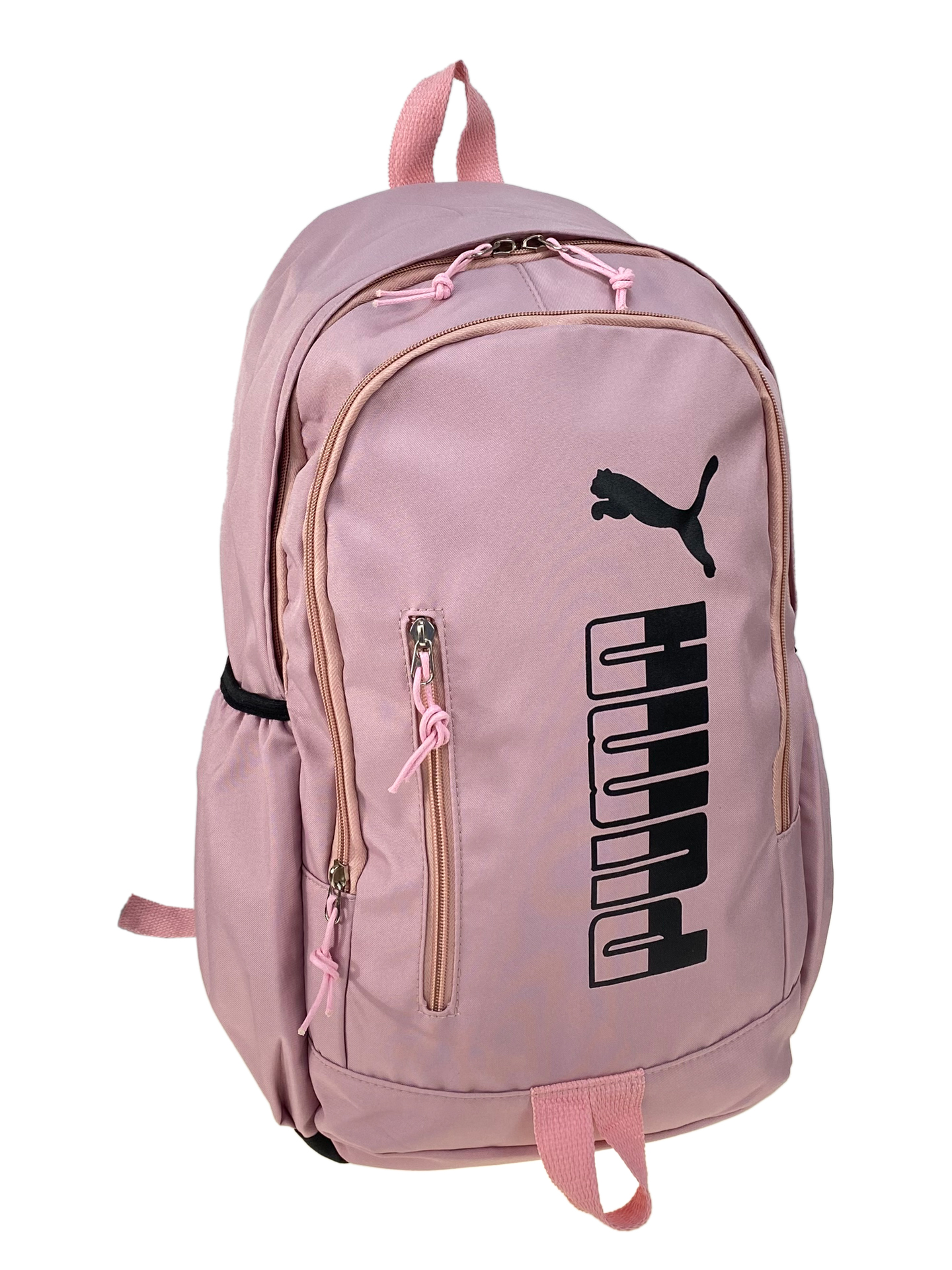 На фото 1 - Молодежный рюкзак из текстиля, цвет розовый