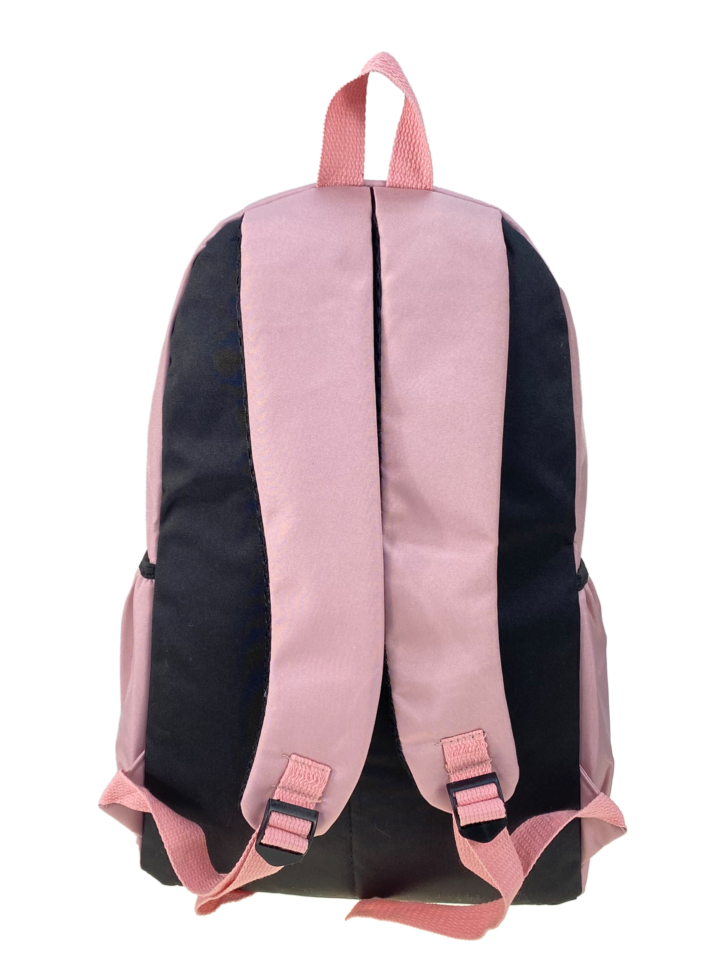На фото 2 - Молодежный рюкзак из текстиля, цвет розовый
