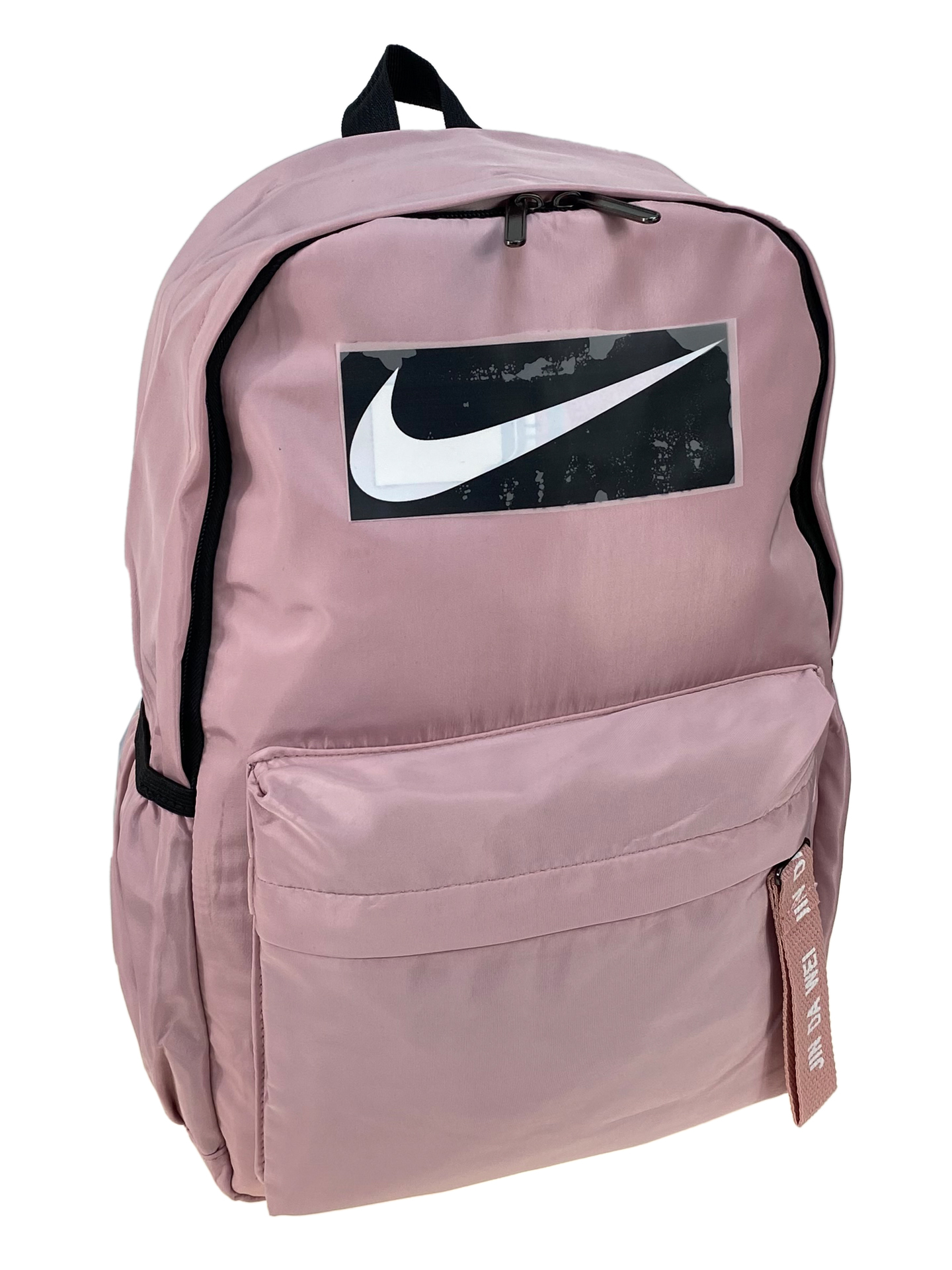 На фото 1 - Молодежный рюкзак из текстиля, цвет светло розовый