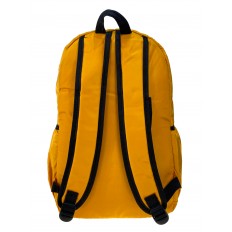 На фото 2 - Молодежный рюкзак из текстиля, цвет желтый