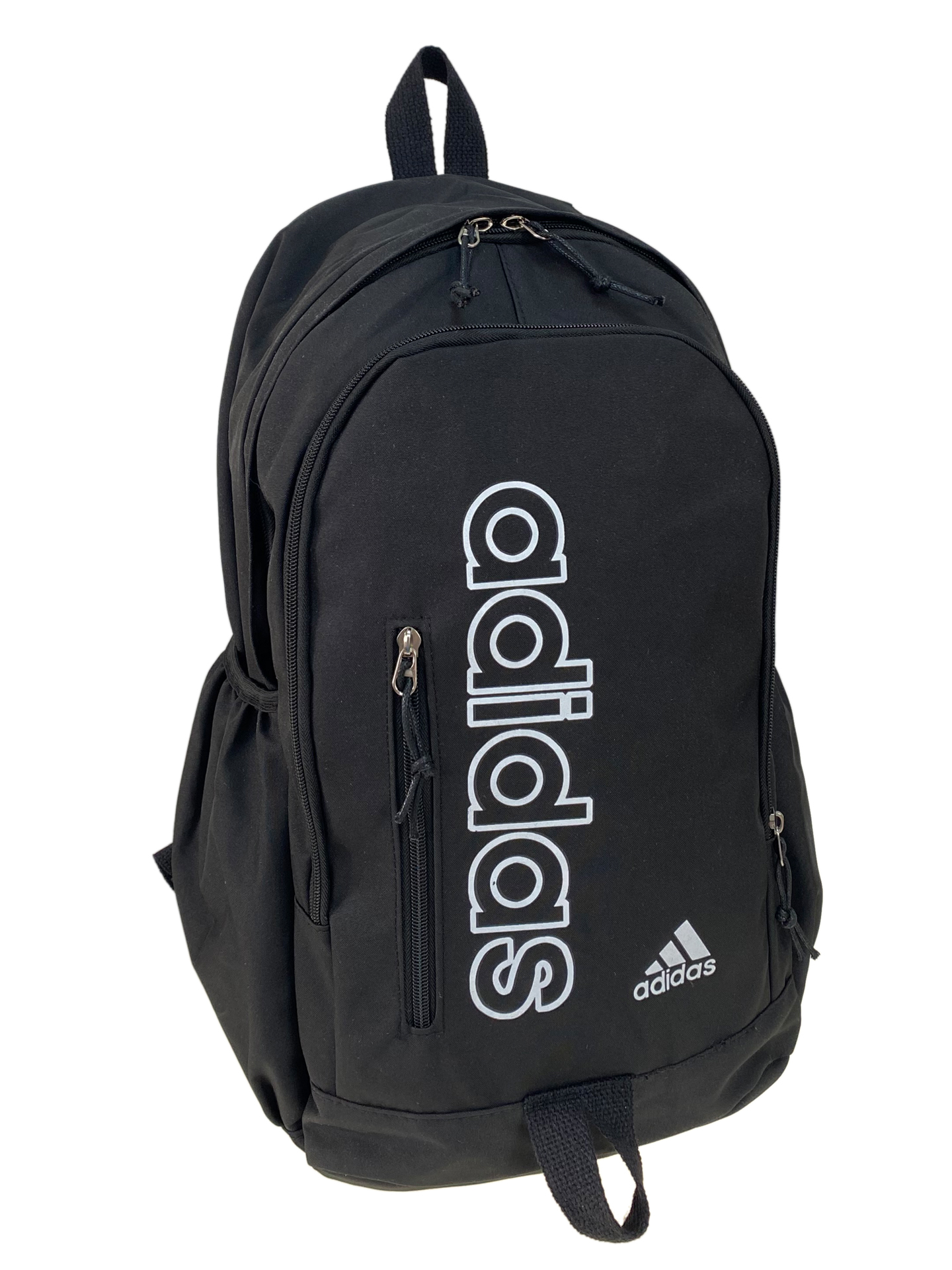 На фото 1 - Молодежный рюкзак из текстиля, цвет черный