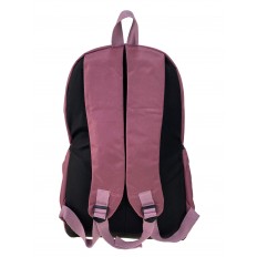 На фото 2 - Молодежный рюкзак из текстиля, цвет малиновый