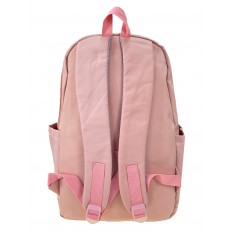 На фото 2 - Молодежный рюкзак из текстиля, цвет светло розовый