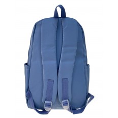 На фото 2 - Молодежный рюкзак из текстиля, цвет синий