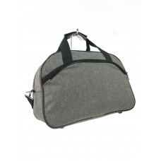На фото 1 - Дорожная сумка из текстиля , цвет серый