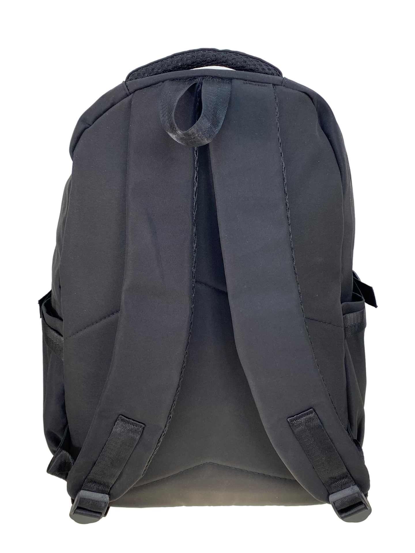 На фото 2 - Молодежный рюкзак из текстиля, цвет черный