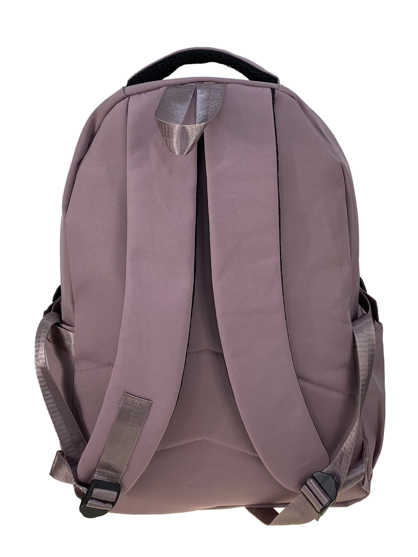 На фото 2 - Молодежный рюкзак из текстиля, цвет пудра