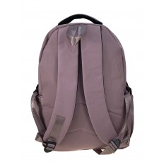 На фото 2 - Молодежный рюкзак из текстиля, цвет пудра