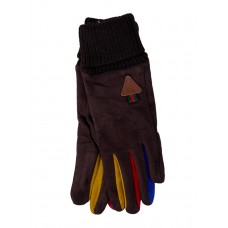 На фото 1 - Элегантные женские перчатки, цвет шоколад