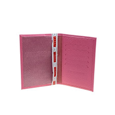 На фото 2 - Обложка на паспорта из натуральной кожи, цвет розовый На фото 2 - Обложка на паспорта из натуральной кожи, цвет розовый