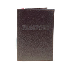 На фото 1 - Обложка на паспорта из натуральной кожи, цвет шоколад На фото 1 - Обложка на паспорта из натуральной кожи, цвет шоколад