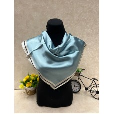 На фото 1 - Легкий платок с принтом, мультицвет