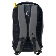 На фото 2 - Универсальный  рюкзак из искусственной кожи и текстиля, цвет серый 