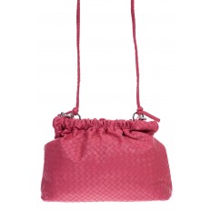 На фото 3 - Женская сумка из искусственной кожи, цвет ярко розовый