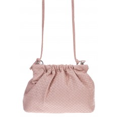 На фото 3 - Женская сумка из искусственной кожи, цвет нежно розовый