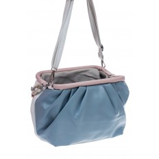 На фото 3 - Женская сумка с фермуаром из мягкой экокожи, цвет мультицвет