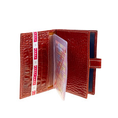 На фото 2 - Обложка для паспорта и автодокументов из натуральной кожи, цвет коричневый На фото 2 - Обложка для паспорта и автодокументов из натуральной кожи, цвет коричневый