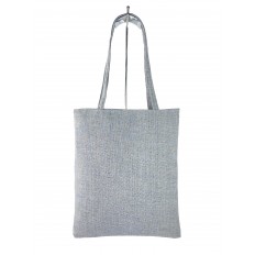 На фото 3 - Летняя женская сумка-шоппер из текстиля в полоску, цвет чёрный с белым