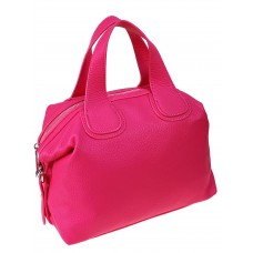 На фото 1 -  Женская сумка из искусственной кожи, цвет розовый