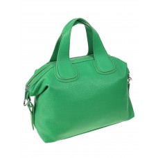 На фото 1 -  Женская сумка из искусственной кожи, цвет зеленый