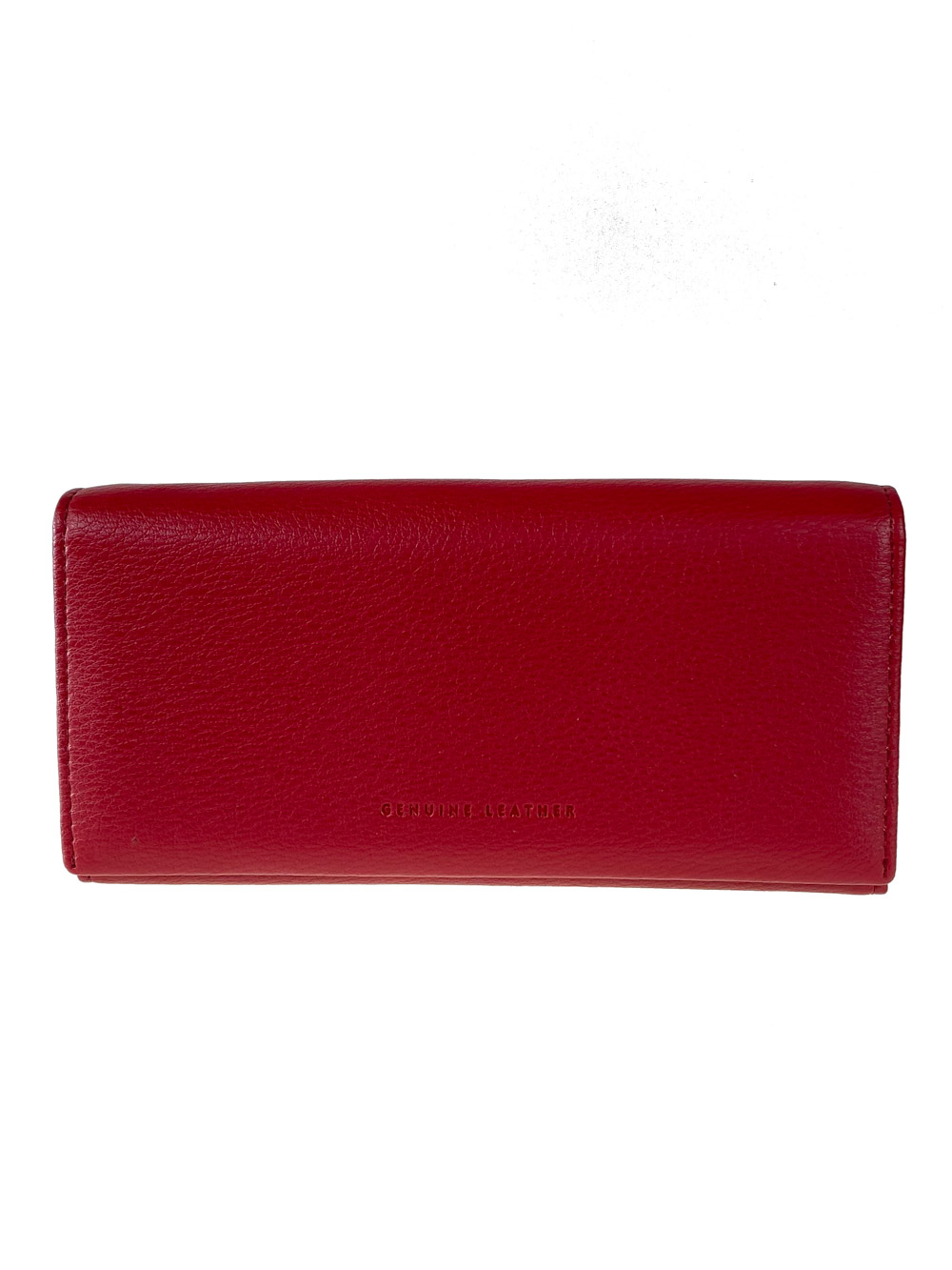 На фото 1 - Женский кошелёк-портмоне из мягкой натуральной кожи, цвет бордовый