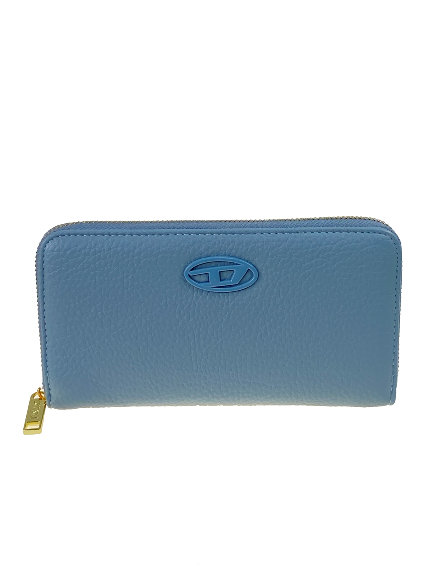 На фото 1 - Женское портмоне из искусственной кожи, цвет голубой