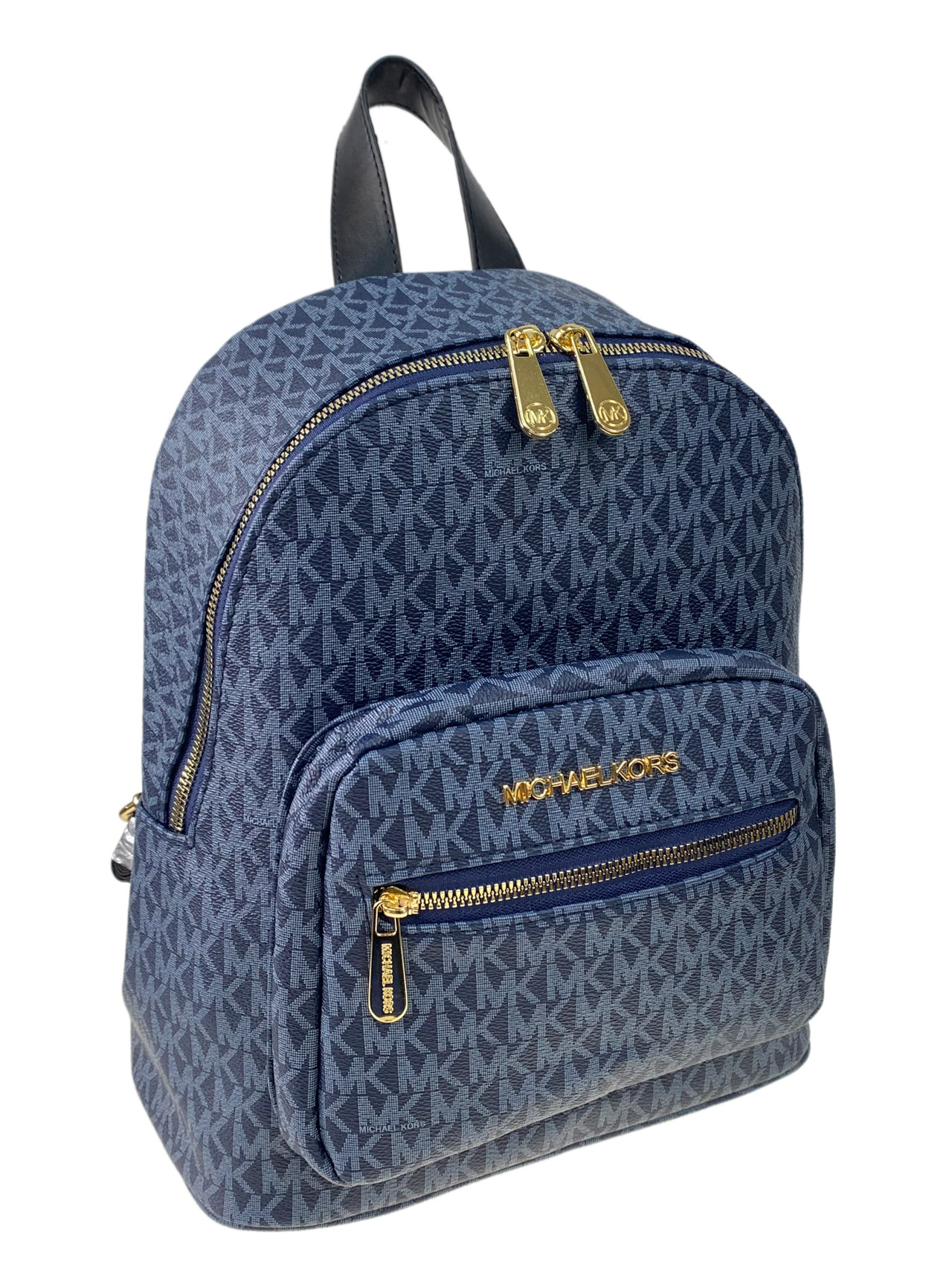 На фото 1 - Женский рюкзак   из искусственной кожи, цвет синий