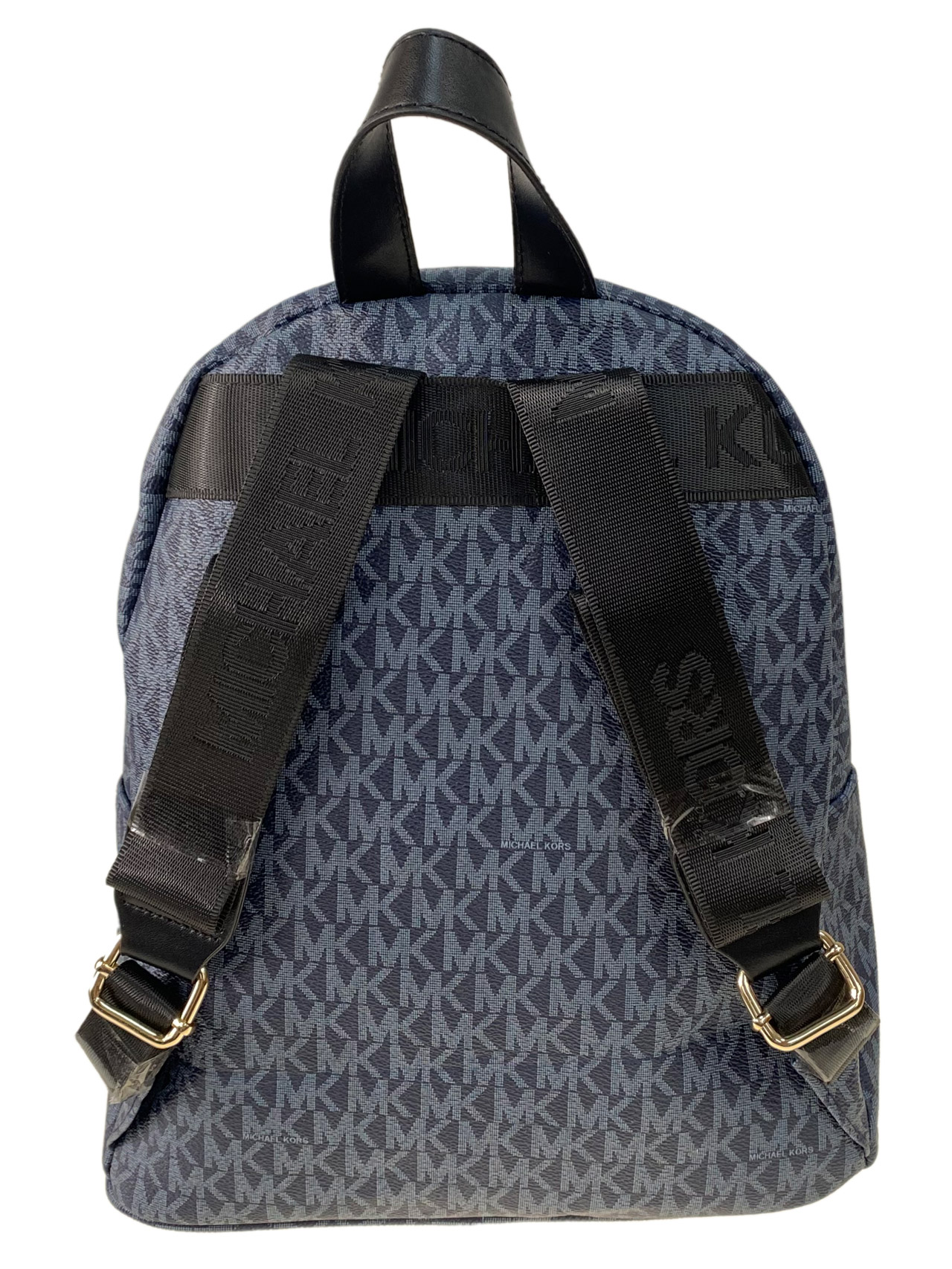 На фото 2 - Женский рюкзак   из искусственной кожи, цвет синий