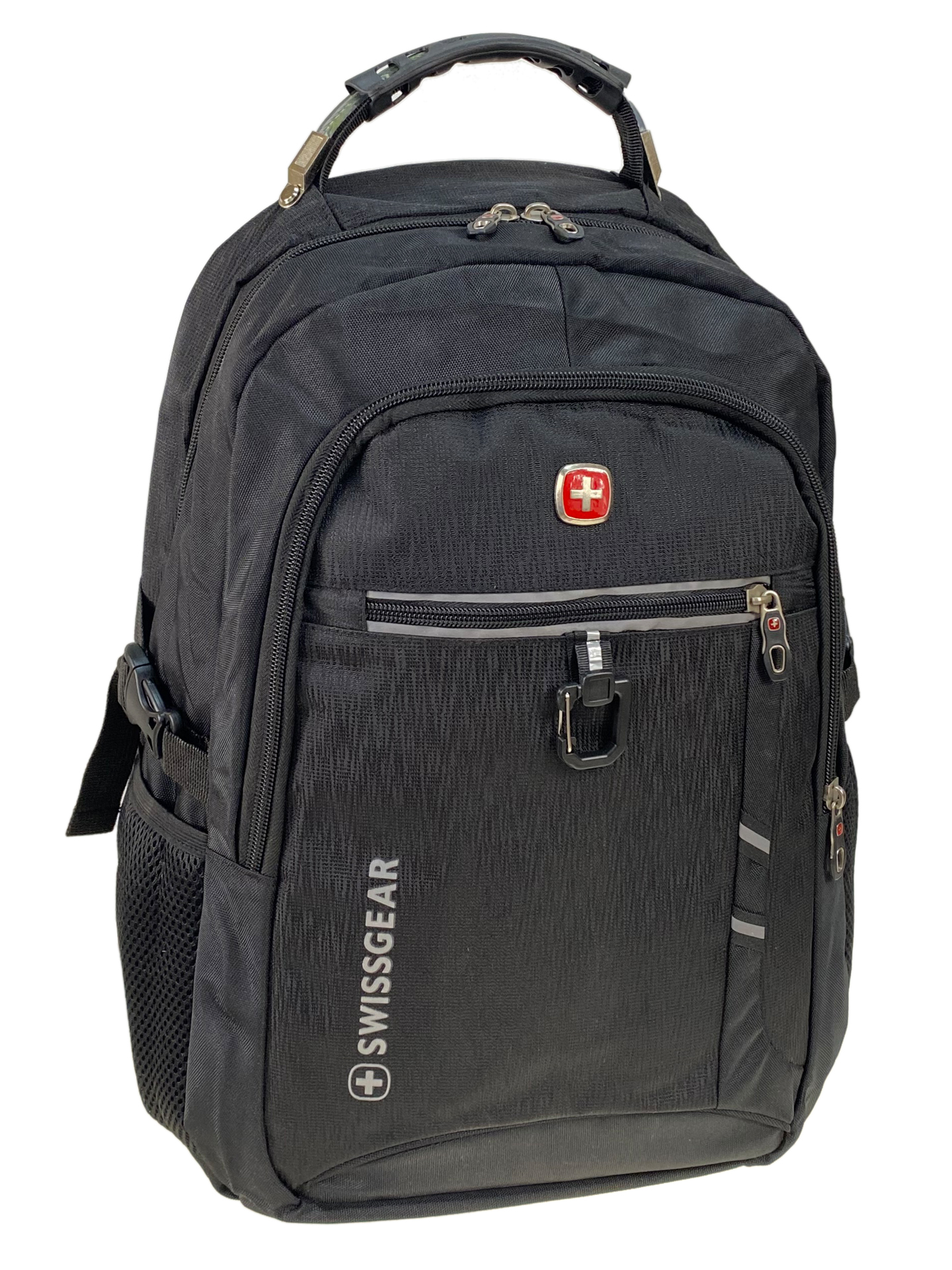 На фото 1 - Универсальный рюкзак из водоотталкивающей ткани, цвет черный 