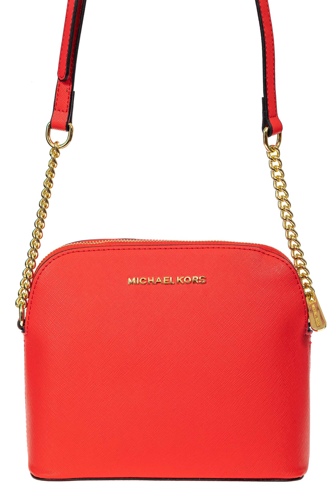 На фото 2 - Женская сумка искусственной кожи, цвет красный