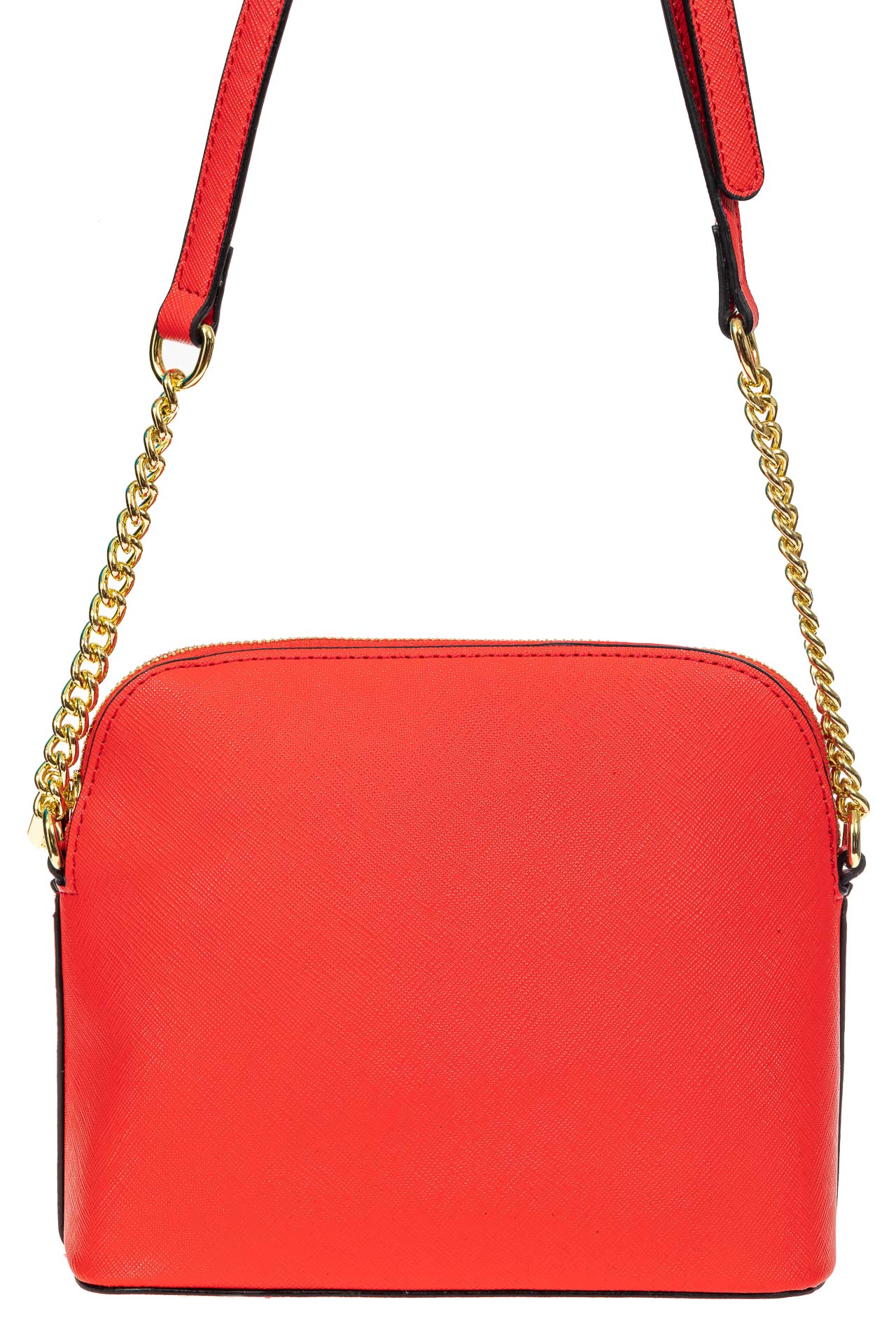 На фото 3 - Женская сумка искусственной кожи, цвет красный