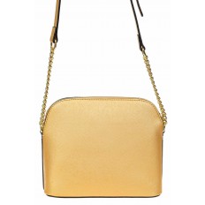 На фото 3 - Женская сумка искусственной кожи, цвет золотой