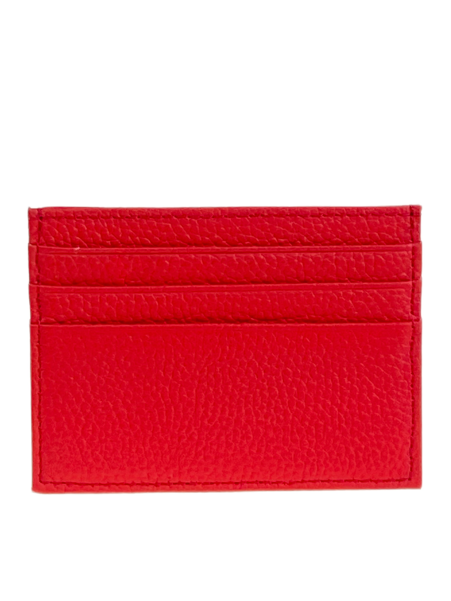 На фото 2 -  Картхолдер женский из натуральной кожи для пластиковых карт, цвет красный