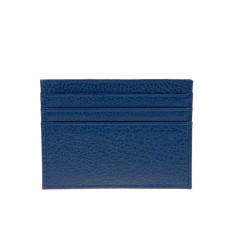 На фото 1 -  Картхолдер женский из натуральной кожи для пластиковых карт, цвет тёмно синий