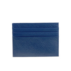 На фото 2 -  Картхолдер женский из натуральной кожи для пластиковых карт, цвет тёмно синий