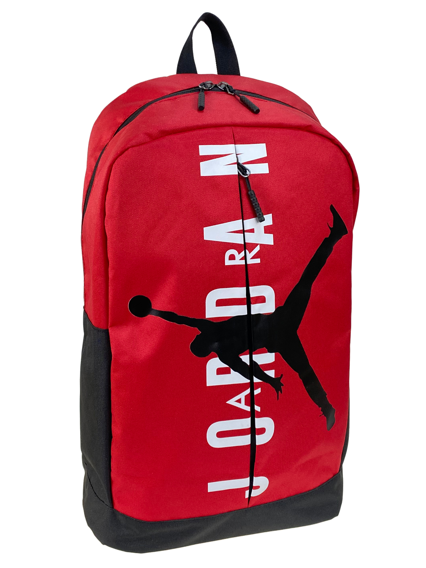 На фото 1 - Молодежный рюкзак из  водоотталкивающей ткани, цвет  красный