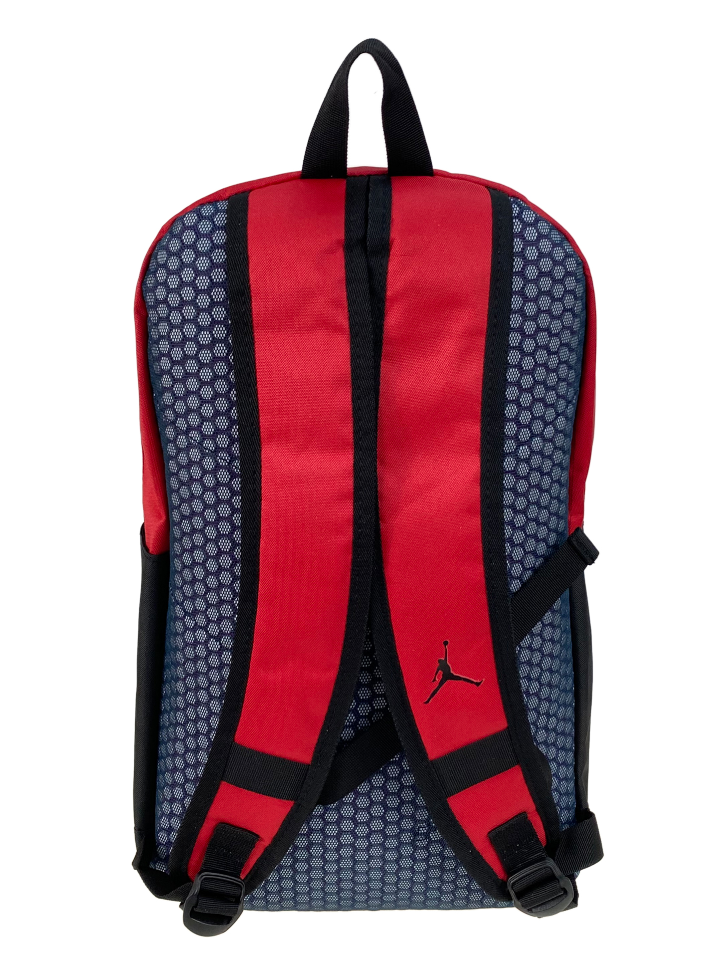 На фото 2 - Молодежный рюкзак из  водоотталкивающей ткани, цвет  красный