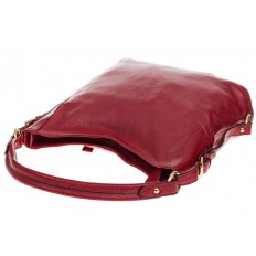 На фото 4 - Женская сумка из натуральной кожи, цвет бордо