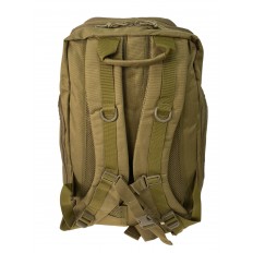 На фото 2 - Мужской  рюкзак из текстиля,  цвет коричневый