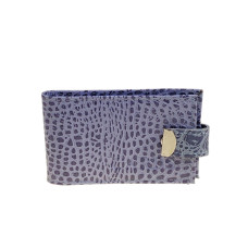 На фото 1 - Картхолдер из искусственной кожи, цвет серый