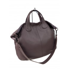 На фото 3 - Женская сумка  из натуральной кожи, цвет пудра