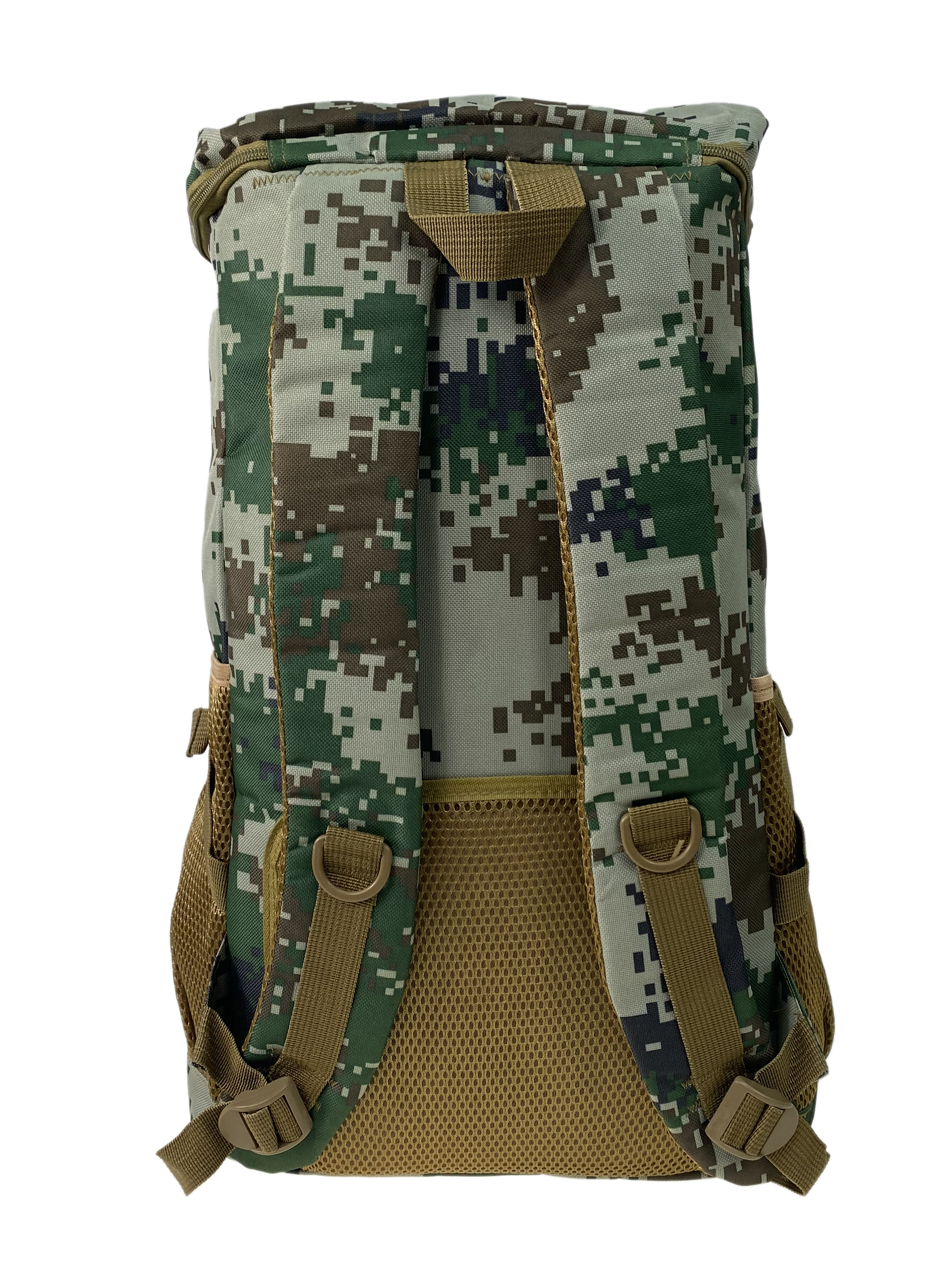 На фото 2 - Мужской  рюкзак из текстиля,  цвет  хаки
