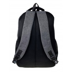 На фото 2 - Рюкзак мужской из текстиля, цвет серый