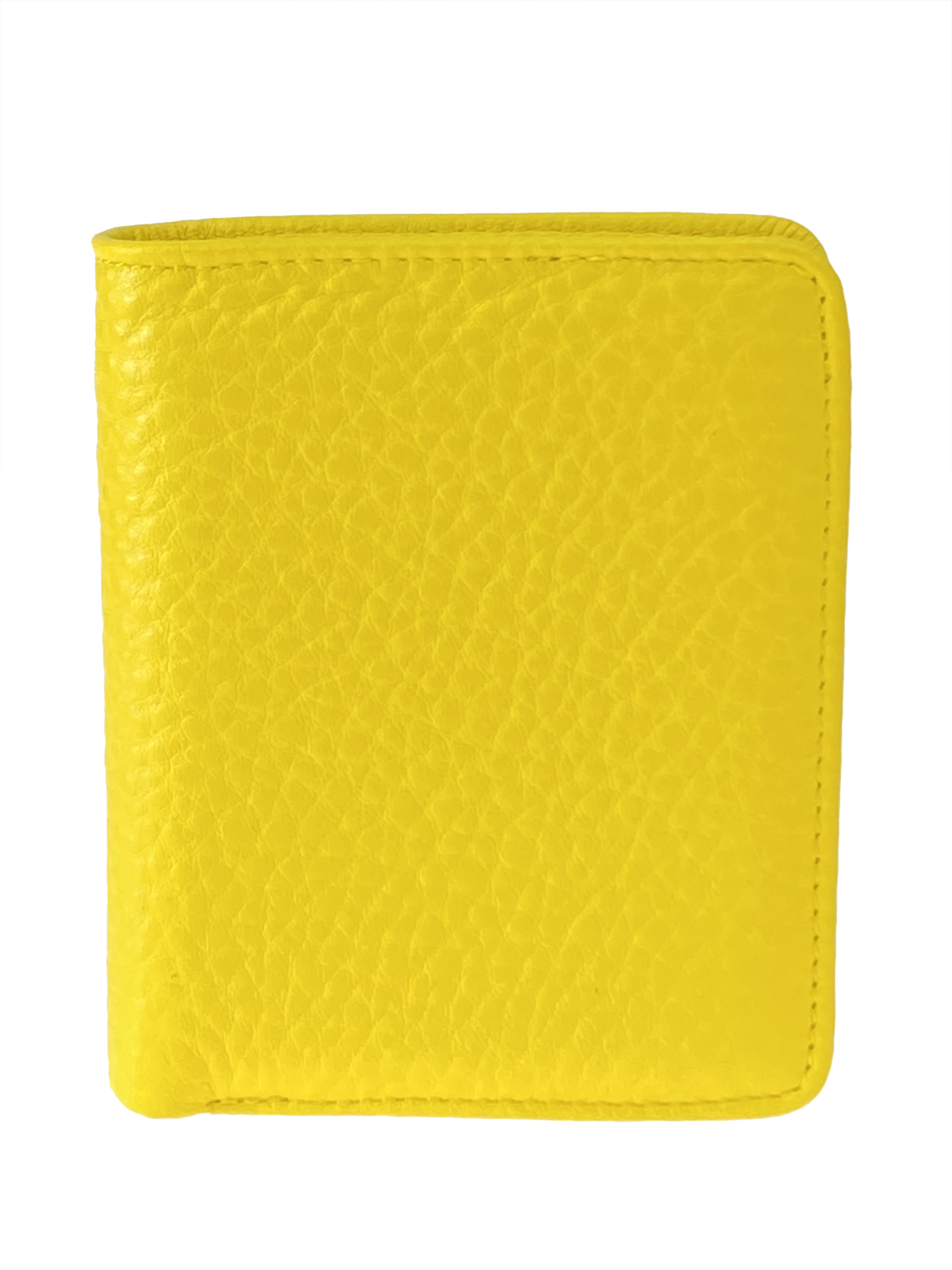 На фото 1 - Небольшой женский кошелёк из мягкой кожи, цвет жёлтый
