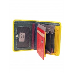 На фото 2 - Небольшой женский кошелёк из мягкой кожи, цвет жёлтый
