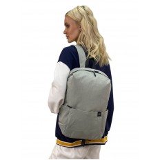 На фото 2 - Молодежный рюкзак из текстиля, цвет  серый