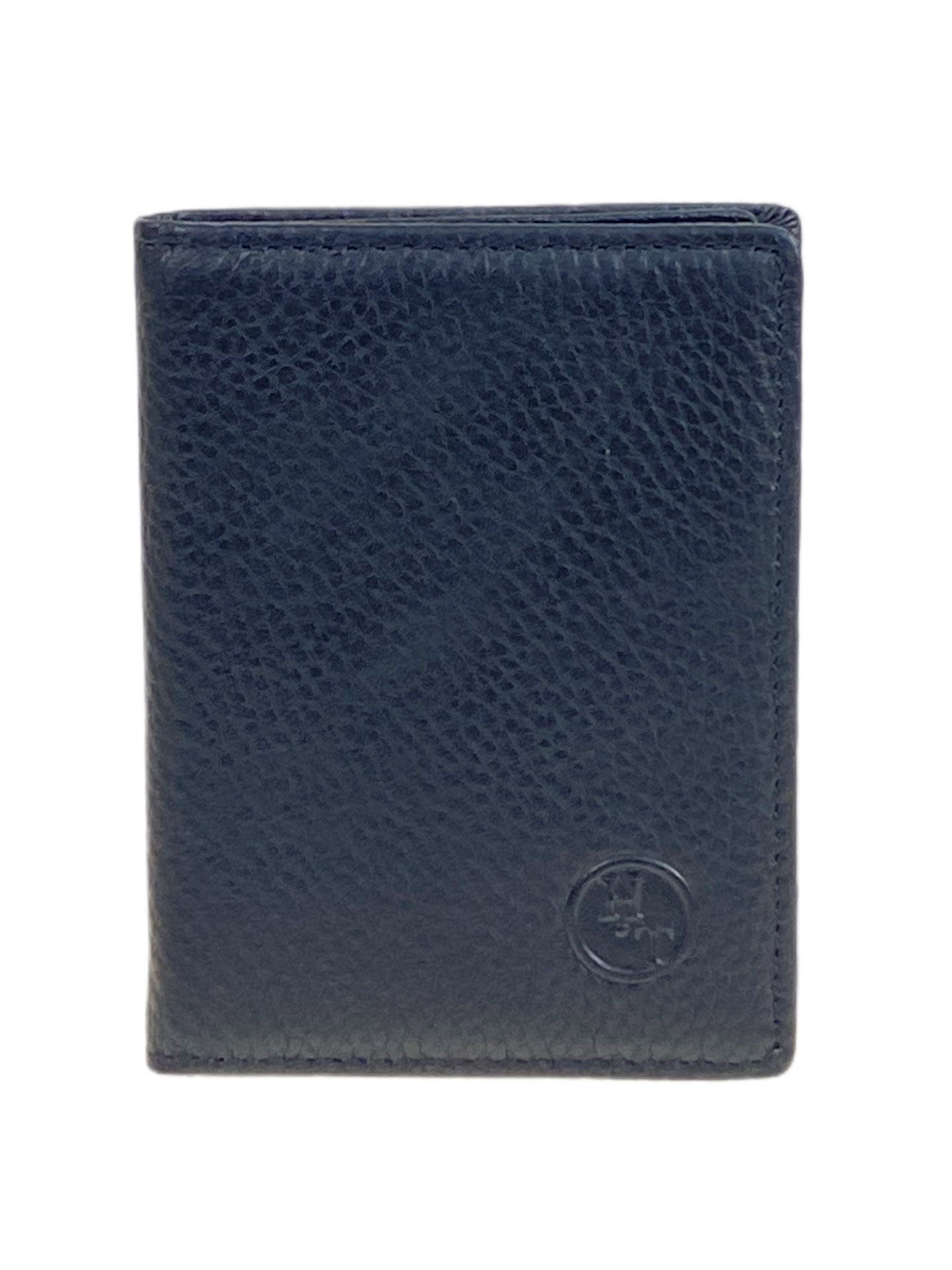 На фото 1 -  Картхолдер из натуральной кожи для пластиковых карт, цвет  черный